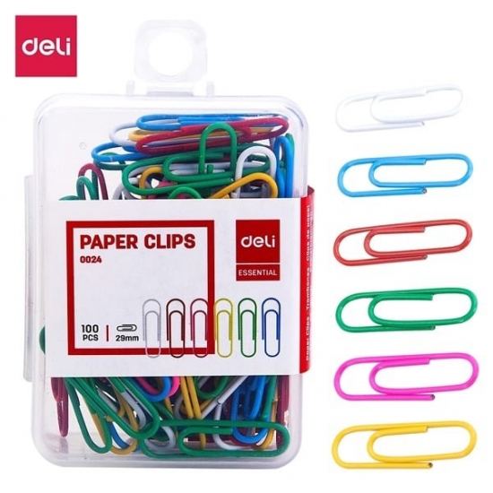 Ghim vòng màu số 3 - 29mm 100 cái một hộp E0024
