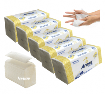 Giấy lau tay Arosa 100 tờ