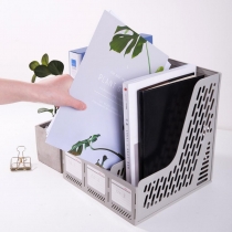 Khay Đựng Tài Liệu Nhựa Deli 3 Ngăn E9845