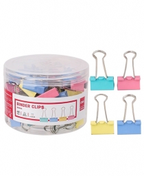 Kẹp Bướm Màu Deli 25mm E8554A