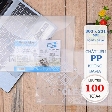 Bìa nút F4 Flexoffice có in FO-CBF04