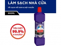 Nước tẩy bồn cầu & nhà tắm Duck Mr Muscle siêu tẩy 900ml