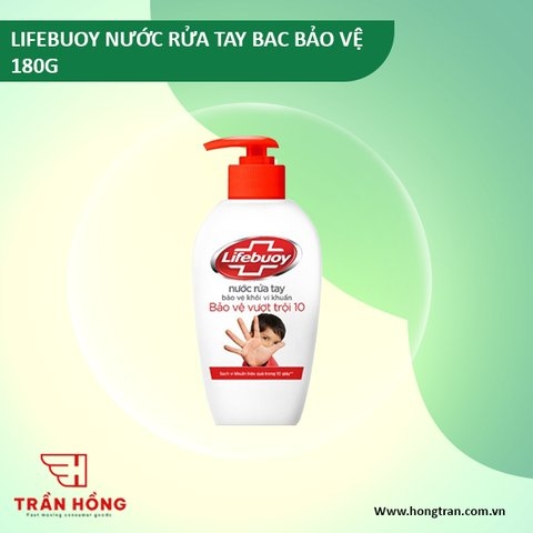 Nước rửa tay Lifebuoy bạc bảo vệ 180G